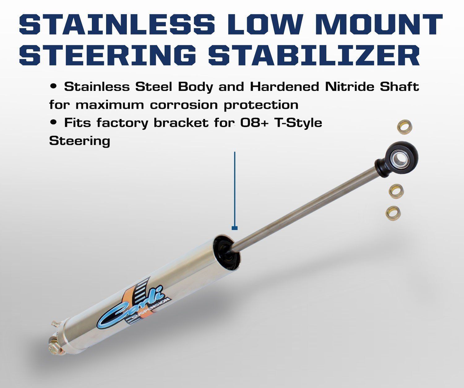 '03-08 Dodge Ram 2500/3500 Opposing "Y-Style" Steering Stabilizer Kit