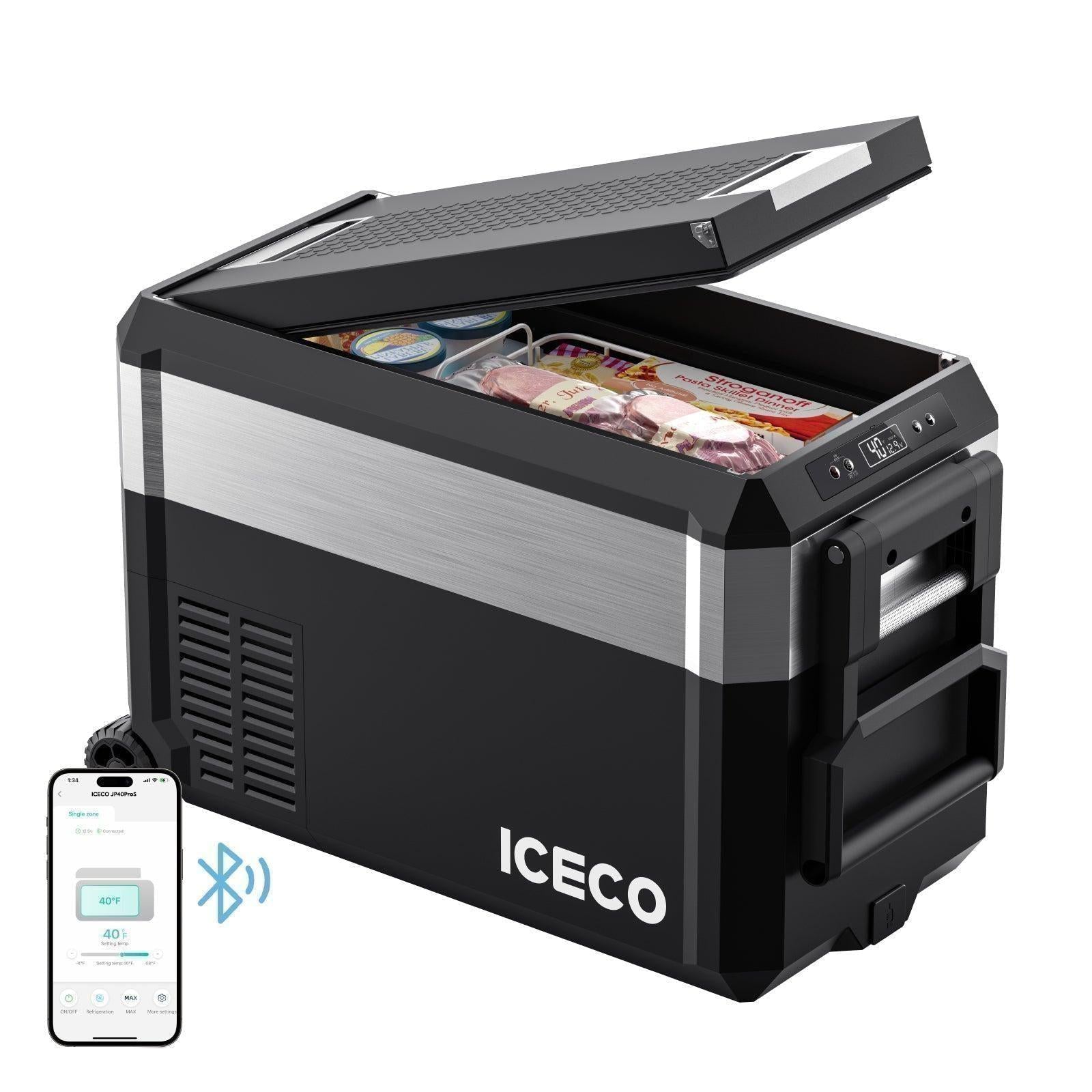 40QT JP40 Pro Wheeled Portable Freezer Camping Fridge With Cover | ICECO