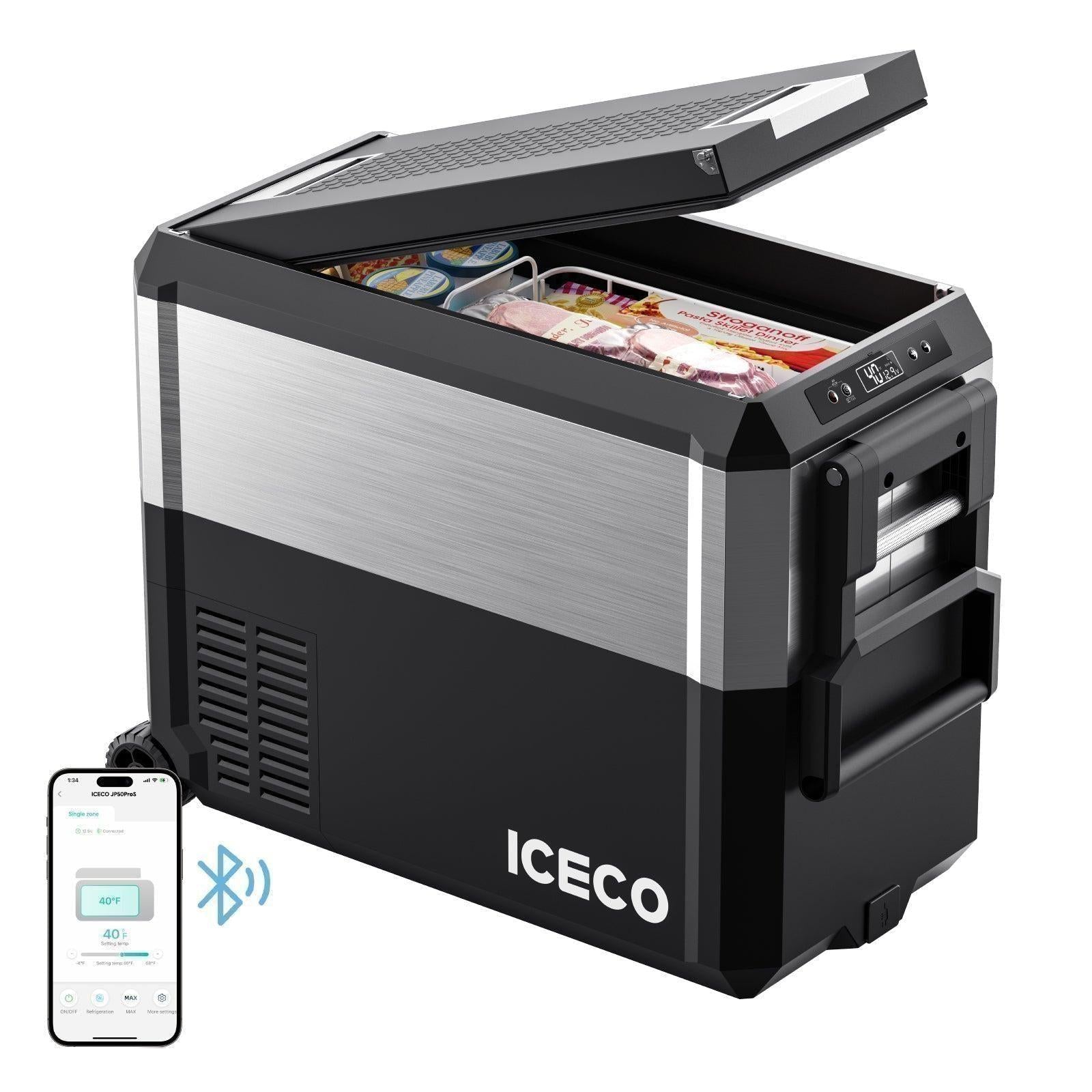 51QT JP50 Pro Wheeled Portable Freezer With Cover Car Fridge | ICECO