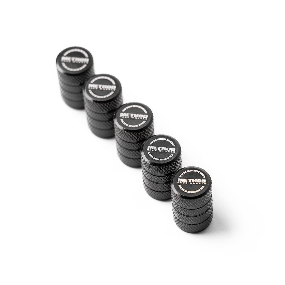 Valve Stem Caps Black Method parts