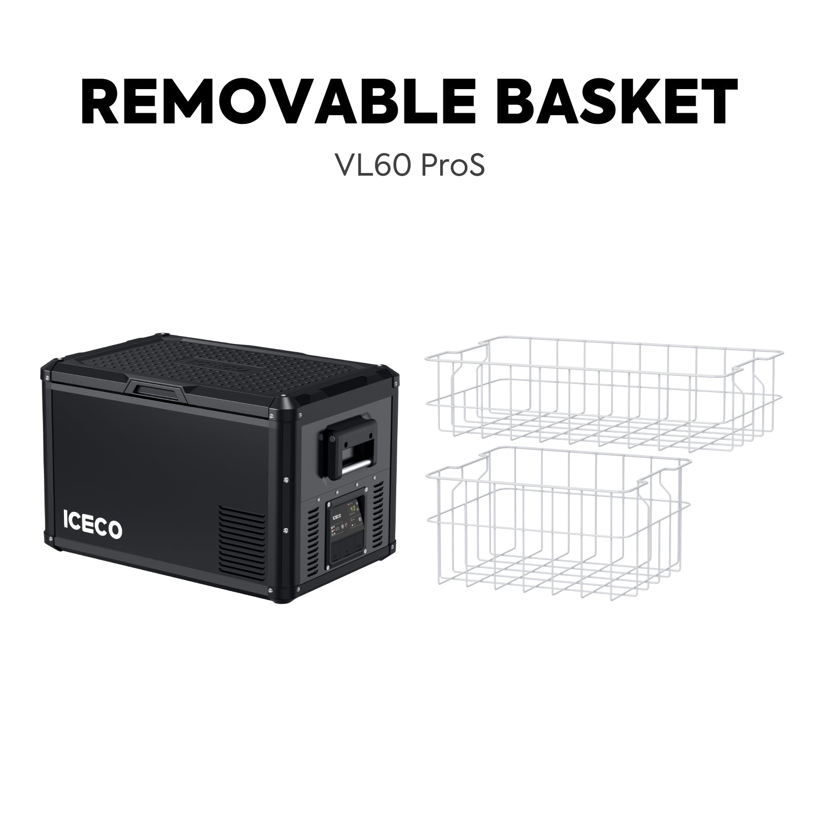 63.4QT VL60ProS With Cover Portable Fridge Electric Cooler | ICECO