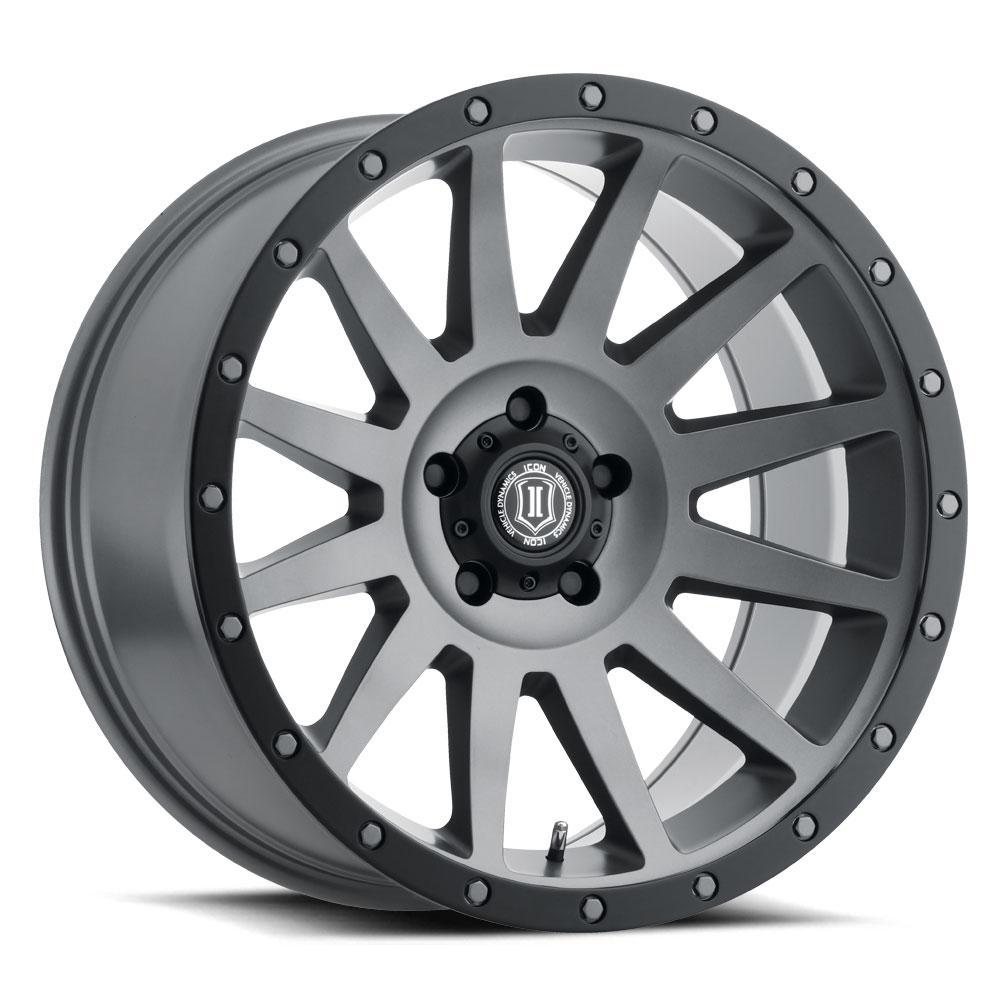 Icon Alloys 20" Compression Wheel - Titanium Finish Display