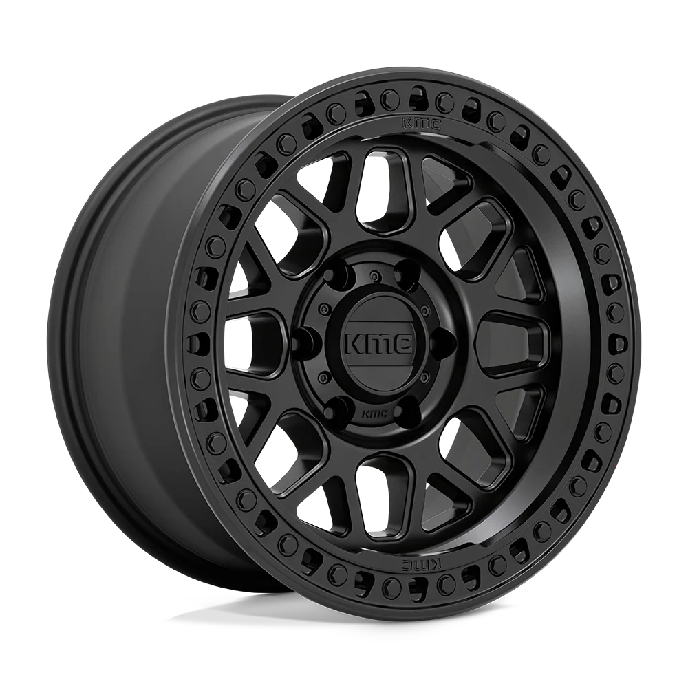 KMC WHEELS | GRS | MIDNIGHT BLUE W/ GLOSS BLACK LIP | SATIN BLACK