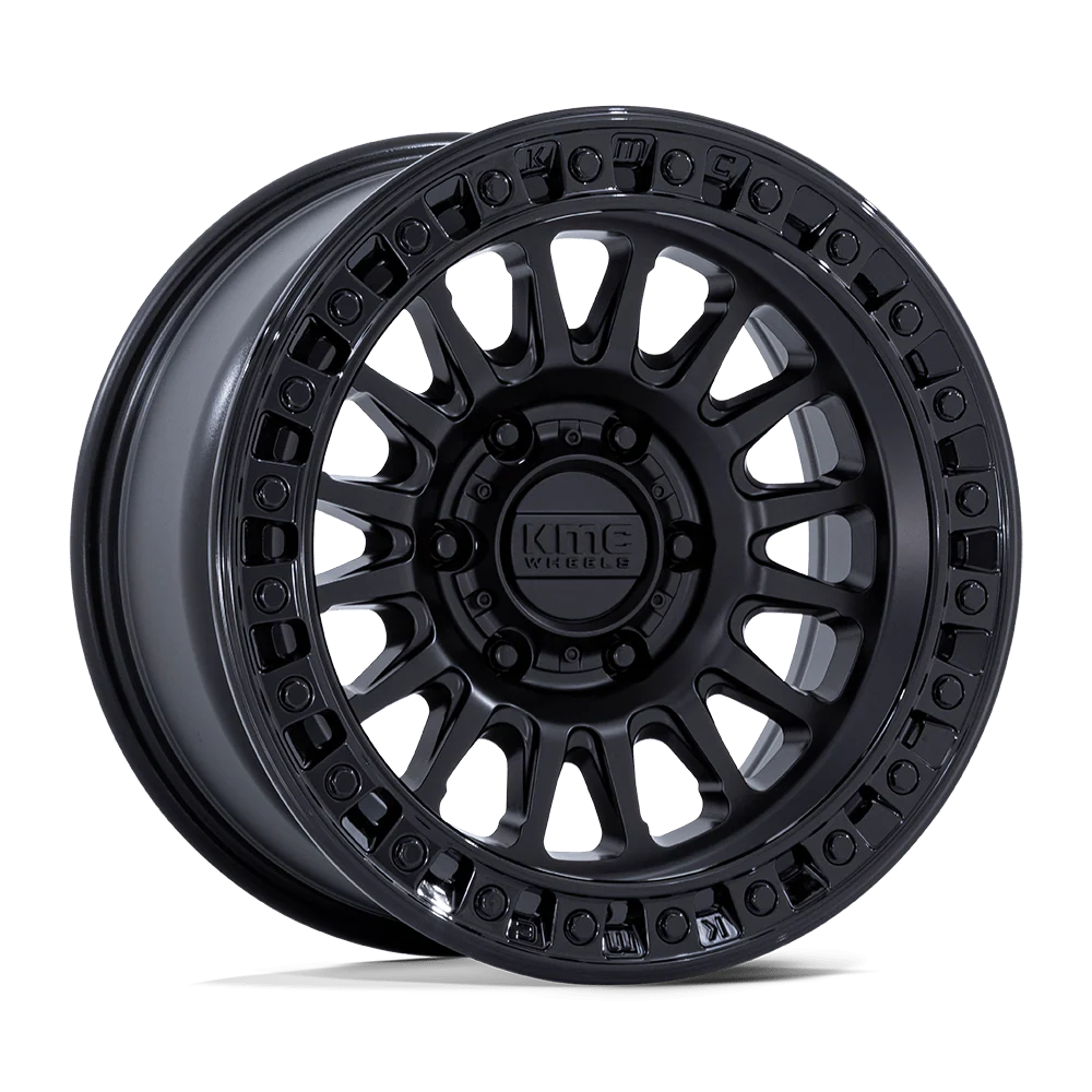 KMC WHEELS | IMS MATTE BLACK W/GLOSS BLACK LIP | MATTE BRONZE W/GLOSS BLACK LIP