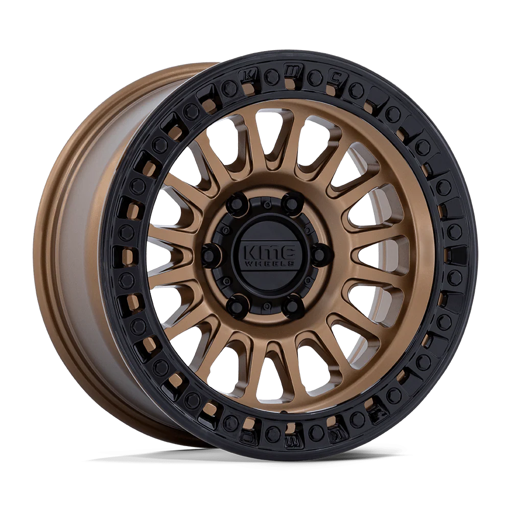 KMC WHEELS | IMS MATTE BLACK W/GLOSS BLACK LIP | MATTE BRONZE W/GLOSS BLACK LIP