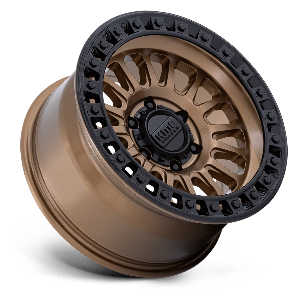KMC WHEELS | IMS MATTE BLACK W/GLOSS BLACK LIP | MATTE BRONZE W/GLOSS BLACK LIP