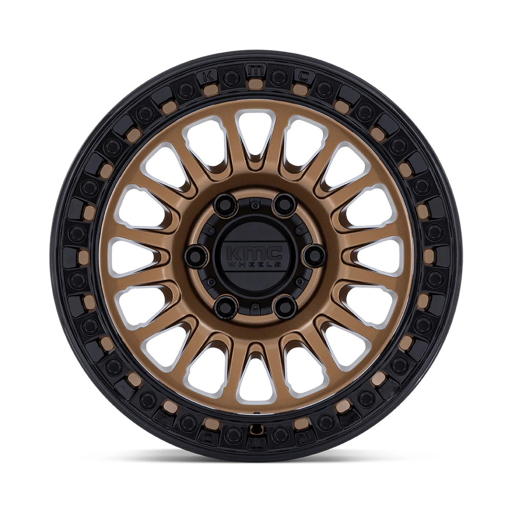 KMC WHEELS | IMS MATTE BLACK W/GLOSS BLACK LIP | MATTE BRONZE W/GLOSS BLACK LIP