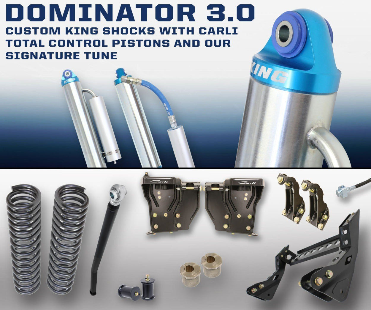 '05-07 Ford F250/350 3.0 Dominator System-4.5" Lift
