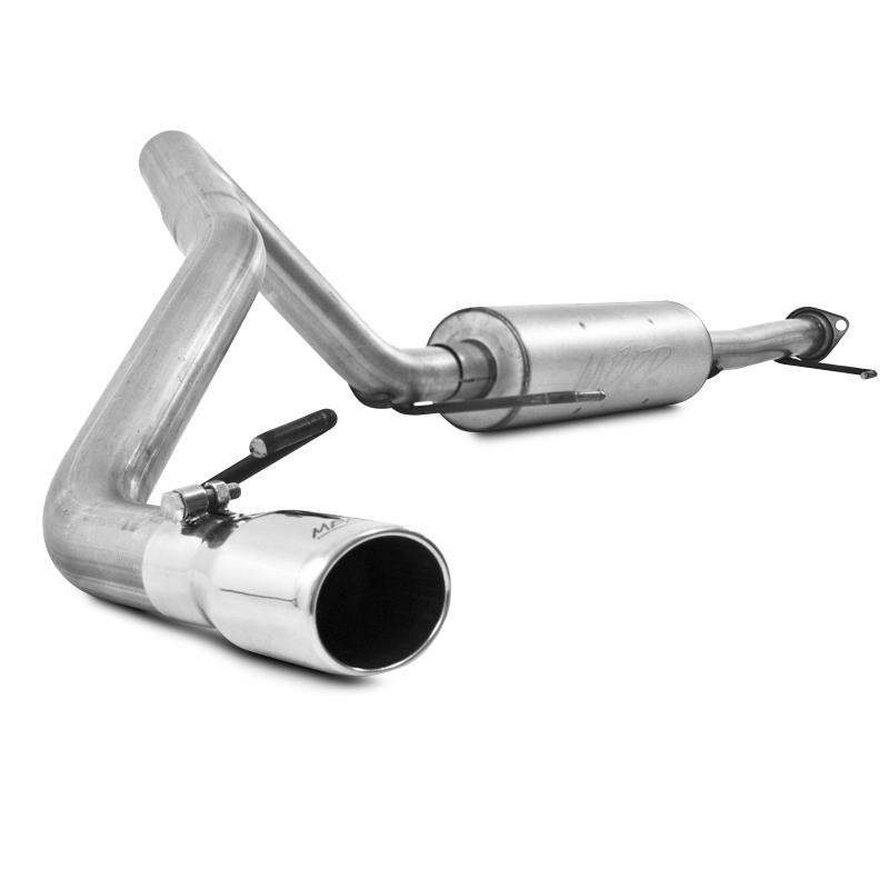 '07-14 Toyota FJ Cruiser 2 1/2" Cat Back Single Rear Exit Exhaust, AL