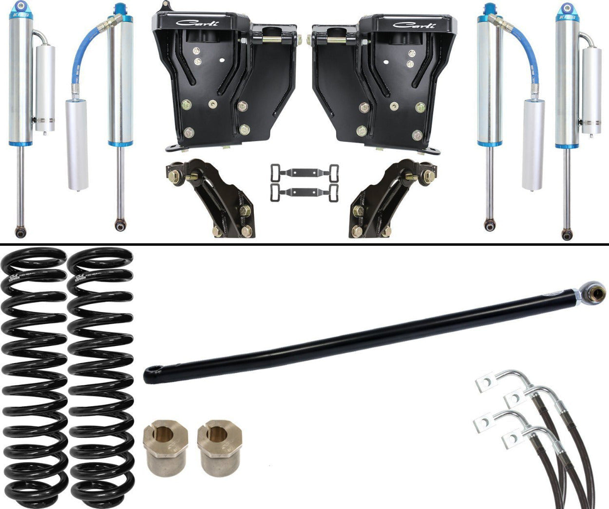 '08-10 Ford F250/350 3.0 Dominator System-2.5" Lift