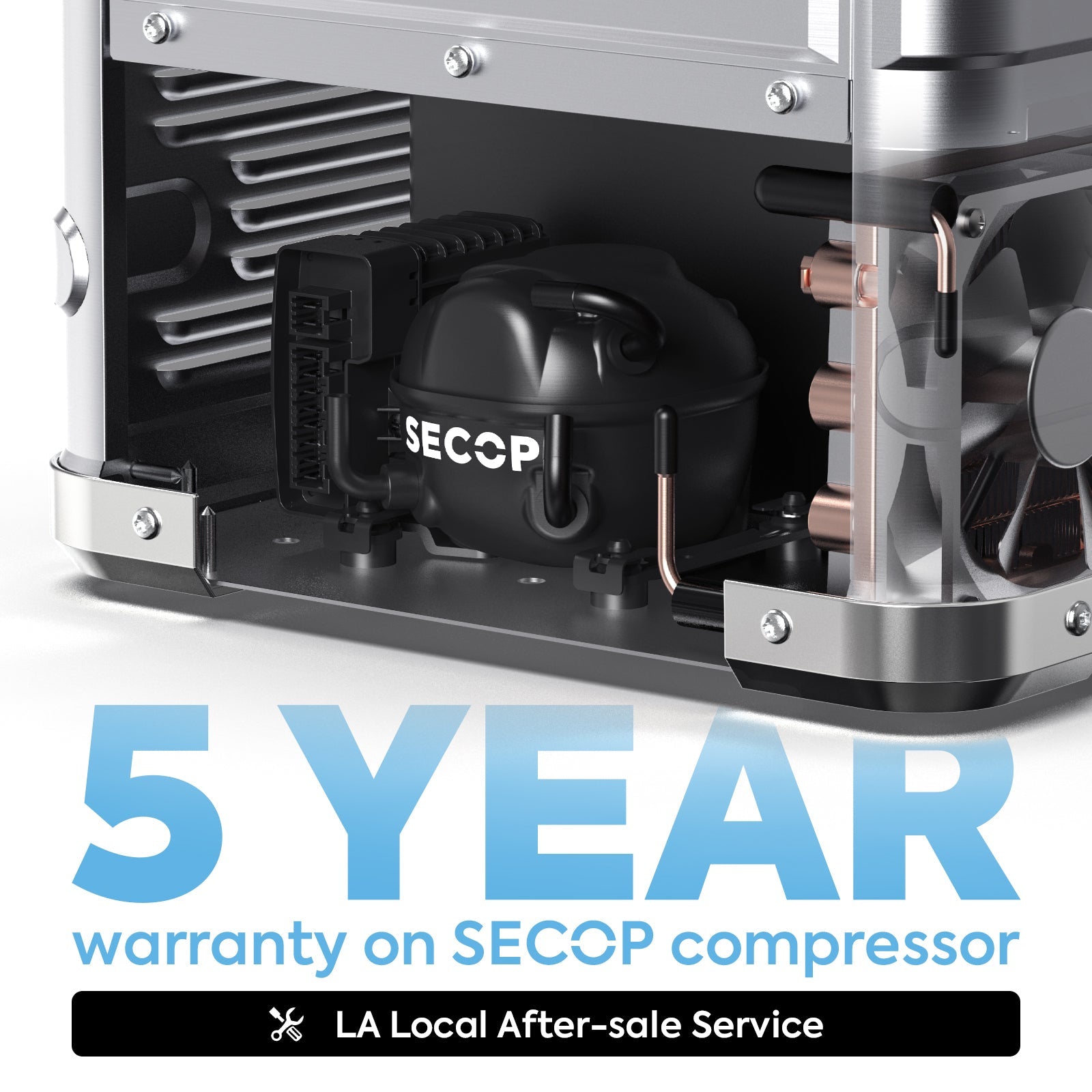APL35 Ultra-light Dual Zone Aluminum Freezer with Battery | ICECO