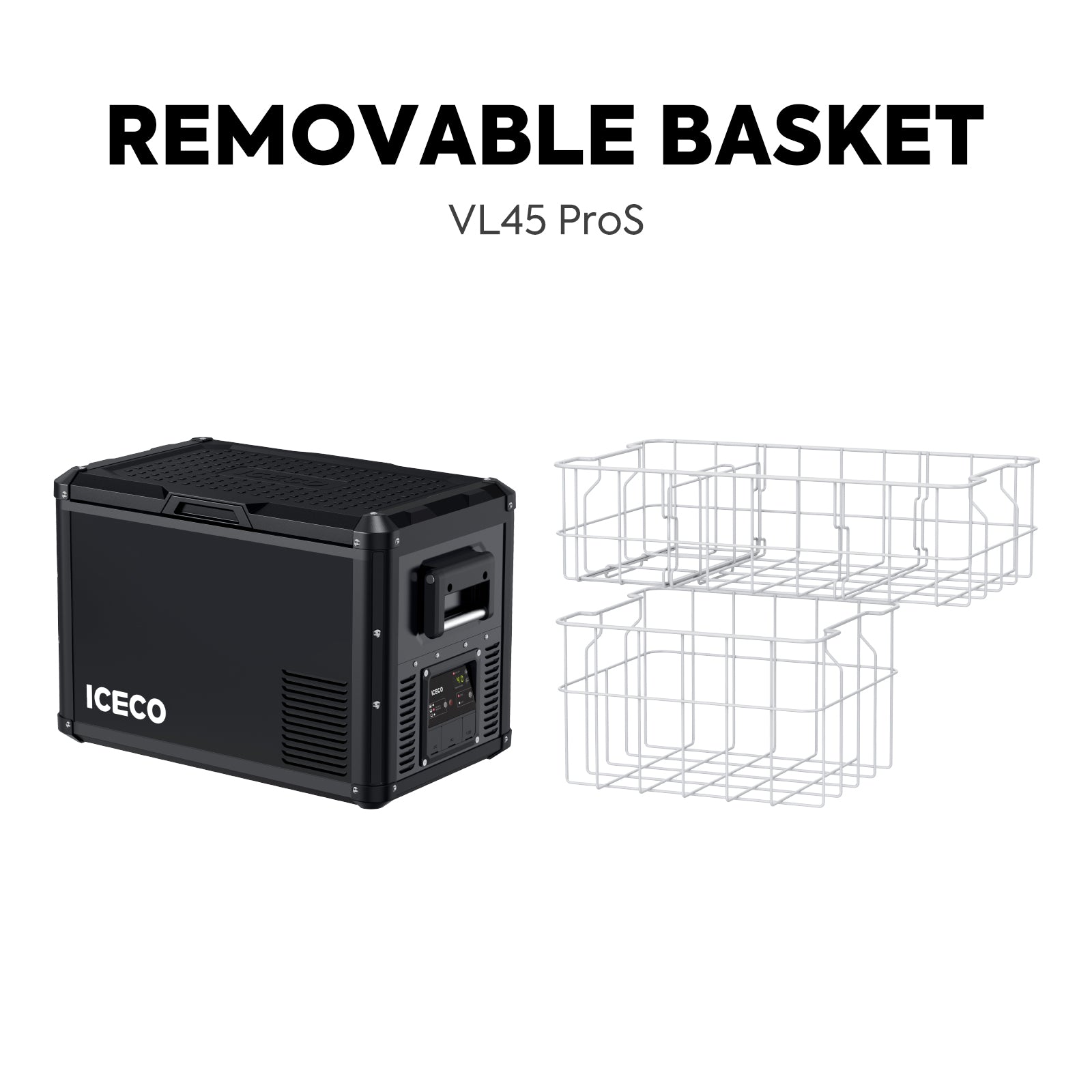 47.5QT VL45ProS Single Zone Portable Fridge Freezer with Slide Mount | ICECO