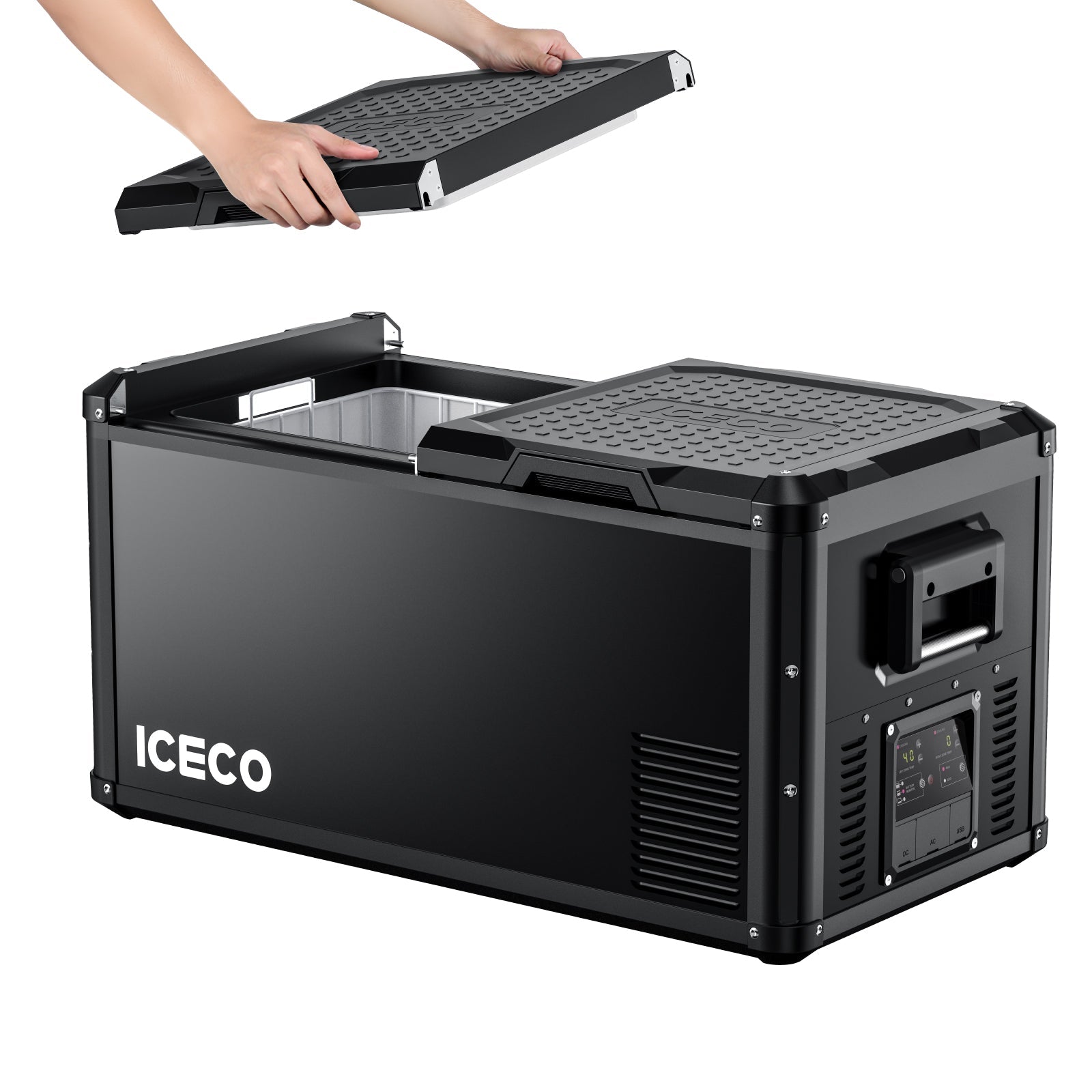 79.2QT VL75ProD 12V Heavy Duty Fridge Freezer With Ice Tray| ICECO